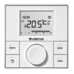 Buderus RC150 Modülasyonlu Programlanabilir Oda Termostatı